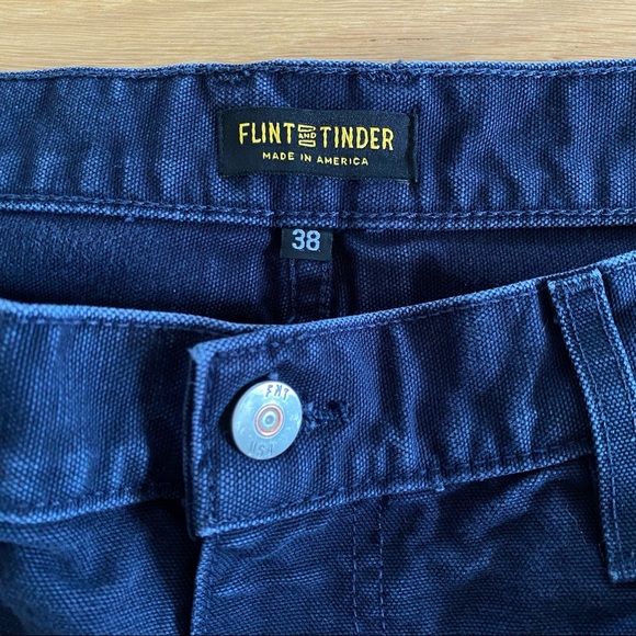 Flint and Tinder Heavyweight Reinforced Work Denim Made in USA - Picture 3 of 11